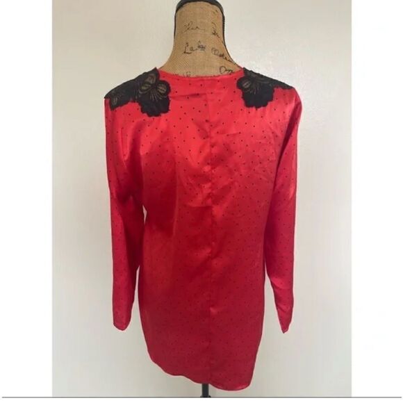 Victoria’s Secret Vintage Gold Label Red Robe - Picture 2 of 3